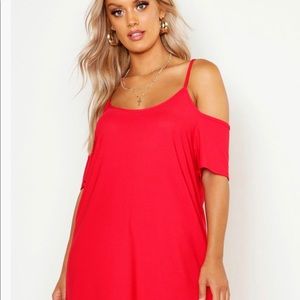 Cold Shoulders Strappy Sundress